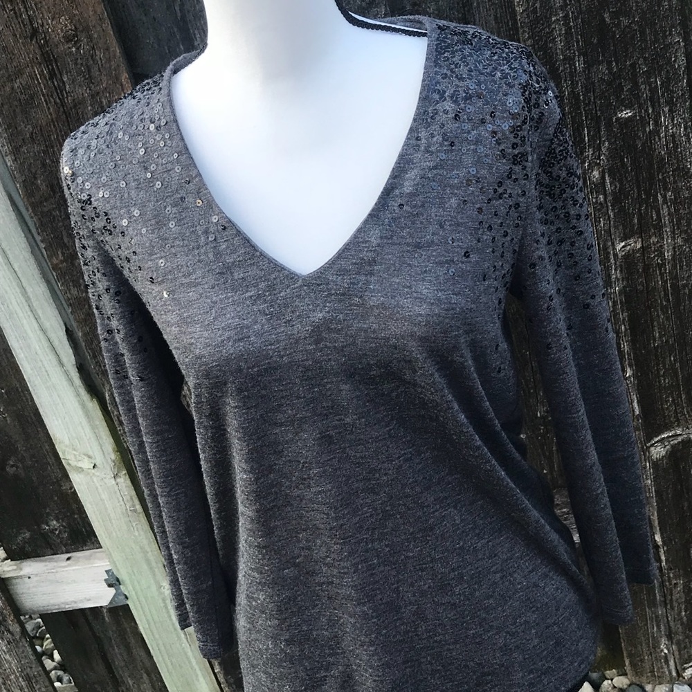 Ann Taylor Sequined Top